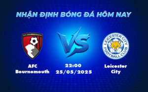 afc bournemouth leicester city 25 05 ngoai hang anh